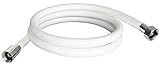 Länge: 150 cm Brauseschlauch Duschschlauch 150cm 1,5m PVC Weiß Weiss Verdrehschutz