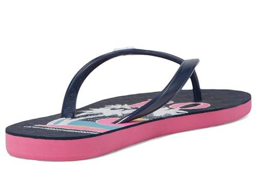 Image of Roxy Womens Viva Stamp Ii Sandal, Baja Blue /Crazy Pink 242, 11 Little Kid US