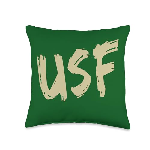 Homemade Sloppy USF Throw Pillow
