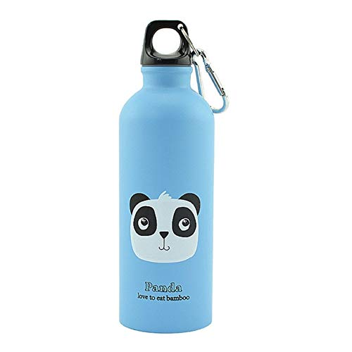 UGC 500ml Travel Mug Water Bottle School Office Bottle Cup Thermos Outdoor Bicycle Portable Sports Cycling Camping Bottle With Hook Blue