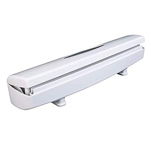 Buy Holy Delight Wraptastic Dispenser Aluminum Foil Wax Paper Cutter (White) Online at Low