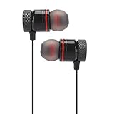Ccylez Słuchawki Bluetooth, opaska na szyję, bezprzewodowe słuchawki sportowe, stereo, z redukcją szumów podczas treningu, uprawiania sportu (czarne)