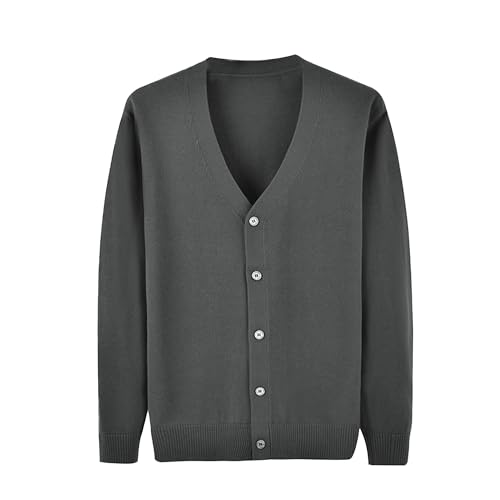 Cardigan en tricot côtelé homme idéal pour les journées de bureau en automne