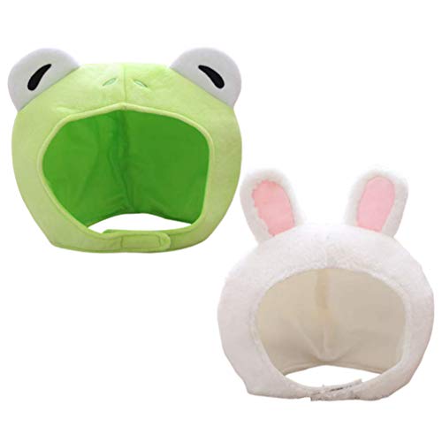 ABOOFAN 1 Conjunto de 2 Peças de Orelhas de Coelho de Pelúcia Chapéus de Coelho Chapéus Orelhas de C