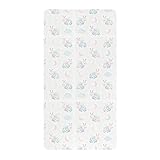 Baumwoll-Bettlaken für Babybett, weich, bequem, Cartoon, rosa und blau, Bienen, Spielard-Matratzenlaken für Kinderzimmer, 1 Packung de cuna para Bebes Trenzado 99 x 68 cm