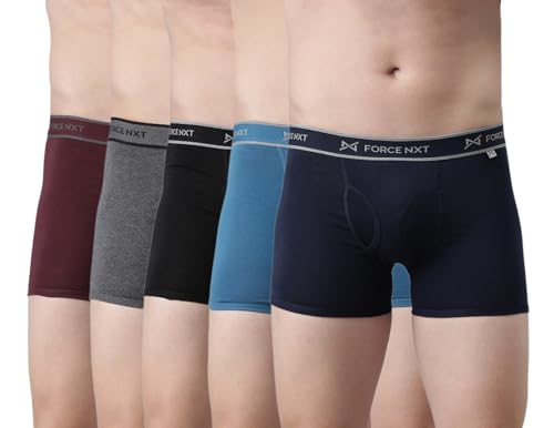 Image of Force NXT Men's Super Combed Cotton Regular Solid Brief | Soft Men Brief Innerwear | Best underwear for Men |Actual Color May Vary