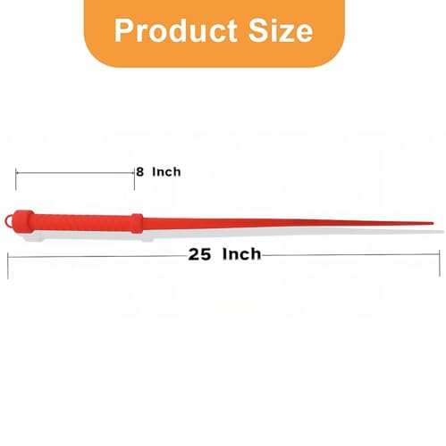 Image of Sex Whip for Adults - 25 inch Silicone Horse Spanking Paddle, Flogger for Couples, BDSM Toy for Sensual Play, Adult BDSM Crop, Erotic Spanking Whip, Sex Toy for Men & Women (Red)