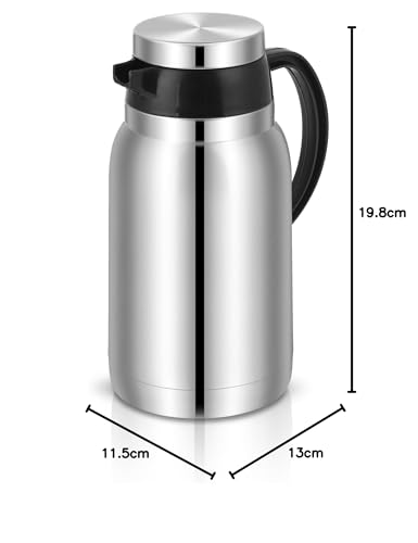 Image of Pigeon Stainless Steel Insulated Teapot |500ml Capacity| Teapot with Handle | Hot and Cold Flask || 24 Hours Hot & Cold | 1 Year Warranty