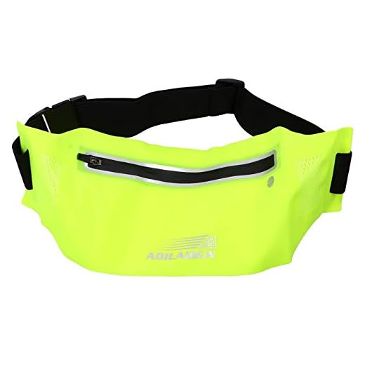 BESPORTBLE osynlig smal fitness midjeväska vattentät sport midjeväska löpbälte midjeväska för män kvinnor utomhus camping grön