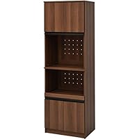 Amazon｜ワイエムワールド 食器棚 コンセント付き レンジ台 幅