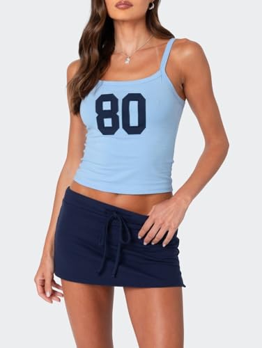 UAURORAO Women Drawstring Mini Sweat Skirt Low Rise Pencil Short Skirt Bodycon Workout Micro Skort Sporty Streetwear4