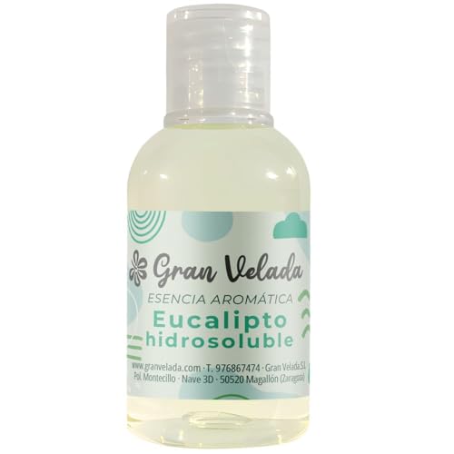 Esencia de eucalipto hidrosoluble Gran Velada | Aroma fresco y versátil para jabones, cosméticos y ambientadores, hecha en España.