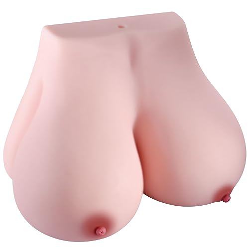 Image of ferch 25LB Breast Male Masturbator for Men, Realistic Skin Texture Sex Dolls for Male Masturbation Soft Huge Boobs Big Chest for Man Masturbator Big Breast with Vagina Anal Thrust Pocket Pussy Sex Toy