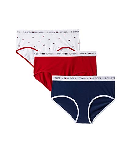 Tommy Hilfiger Girl's Hipster Underwear, Stretch Fit for Comfort, Machine-washable