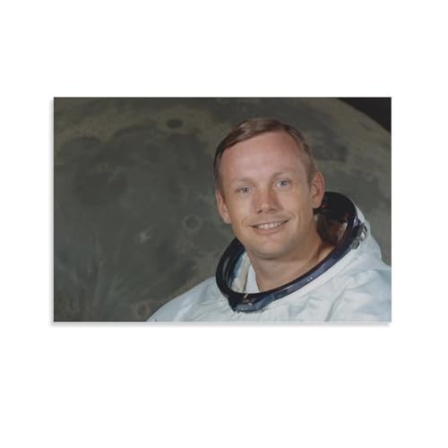 Poster Neil Armstrong toile 50x75cm décoration murale moderne chambre coucher esthétique