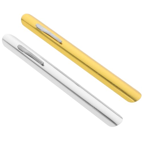 FRCOLOR 2 Pezzi Raschietto per da Tavolo in Resistente Oro e Argento Spazzatrice Portatile per Pulizia Veloce in Ristoranti Uffici