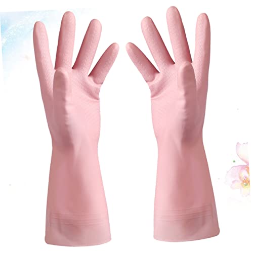 ABOOFAN 1 De Luvas Para Trabalhos Domésticos Luvas De Borracha Para Lavar Louça Luva De Limpeza Luva