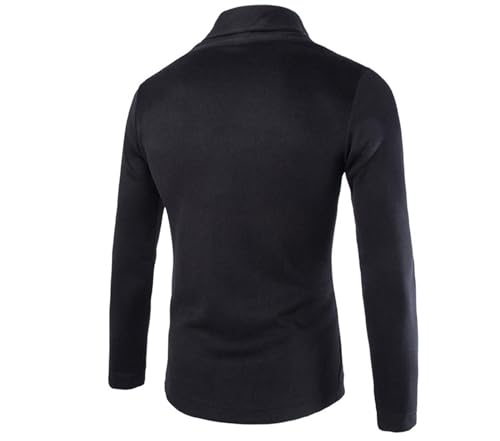 Men's Soft Open Front Cardigan Sweater Shawl Collar Slim Fit Cardigan Sweater Shawl Collar Open Front Knit Sweater2