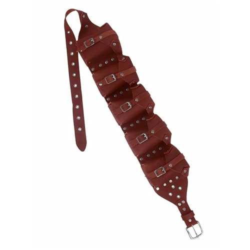 Ceinture monture alchimiste brune style médiéval et punk