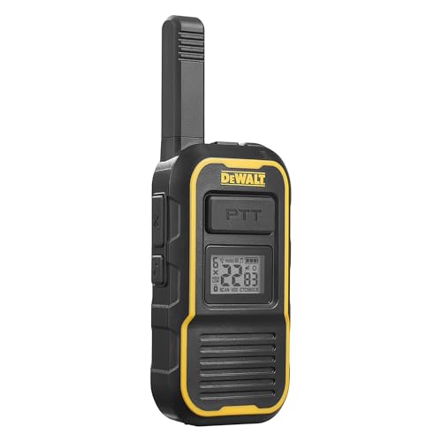 Image of DEWALT DXFRSBH600 FRS Business Radios, Pro-Grade 2 Way Radios, 2W, 24hr Runtime, 6 Pack with Gang Charger, DXFRSBH600-BCH6