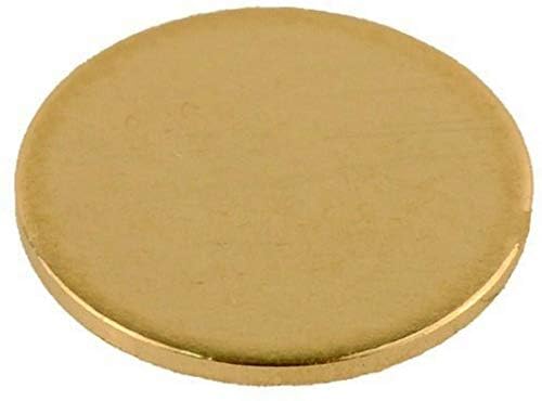 GemOro 18K Calibration Disc | Accurate Compact Yellow Gold Disc for KEE, Auracle AGT1, AGT2, AGT3, Auracle Analyzer and Auracle PRO | Precision Tool with Expert Professional Reading & Accuracy (6.4mm)