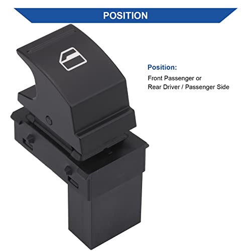 Obaee Door Power Window Control Switch Passenger Side Button for VW by Obaee - Used condition - Image 2