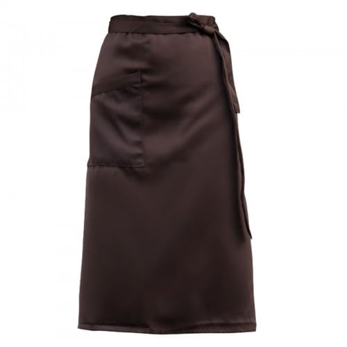 Daelesr Half Length Long Waist Apron, Waiter Waitress Aprons, Short Plain Apron