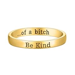 Be Kind Of A Bitch Ring-Gold