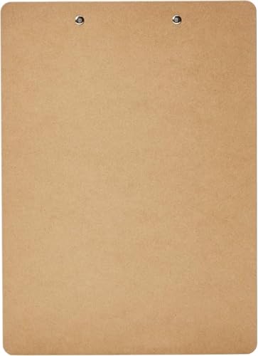 Amazon Basics Hardboard Office Clipboard,Letter Size, 9" x 12.5", 12-Pack, Brown - Image 4