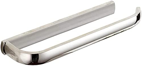 Hand Towel Holder Copper Towel Ring Bathroom Towel Rack Hanging Bathroom Hardware Set Brass Simple Semi-Arc Shape, Gold (Color : Chrome)