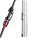 ZzleoyuUUs-12 Fishing Rod Fishing Rod 2.1m Ultralight Carbon Fiber Pole 4 Section with EVA Handle Baitcasting Surf Fishing Rod