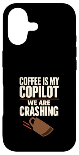 Coffee Is My Copilot �G�X�v���b�\ �o�[���A�E�g ���[���A �X�}�z�P�[�X iPhone 17 �p