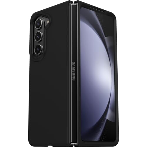 OtterBox Galaxy Z Fold5 Thin Flex Series Case - Black, Ultra-Slim, Hard Case with Soft Edges, 5G and Wireless Charging Compatible
