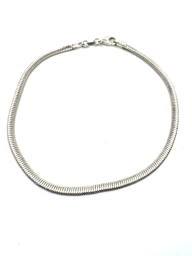 Bracelet de cheville en argent pour femme de longueur 21 cm