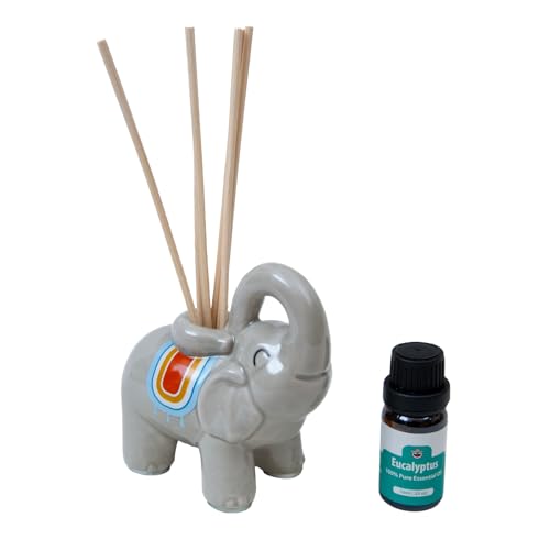 Difusor de Aceite con Cañas Elefante Beige miniatura 1