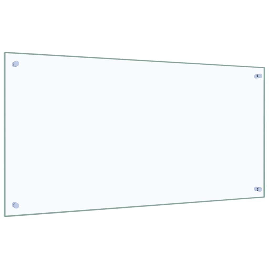 Generisch Küchenrückwand 2 pcs Transparent 100 x 50 cm Gehärtetes Glas,Heim Garten,Küche Esszimmer,Küchenhelfer -utensilien-3415432