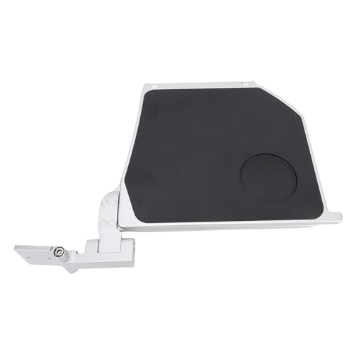Fabater Mesa de Casas Rodantes con Mesa Plegable, Escritorio de Viaje con Soporte de Bebidas, Bandeja de Viaje Ajustable Multifuncional para Bebidas y Escribir Trabajos de Laptop (Bien)