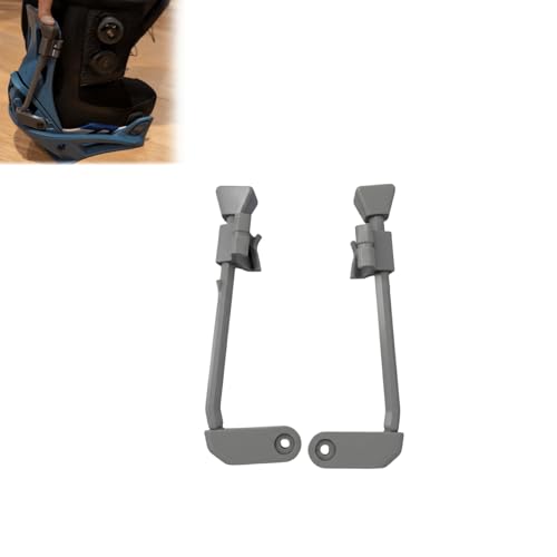TrekGear, Compatible with Burton Step On Release Button, Quick Release for Snowboard Bindings, Compatible with 2024/2025 Re:Flex Medium (Grey)