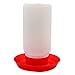 M.Z.A Poultry Water Jug Automatic Poultry Waterer Small Poultry Water Containers Drinkers for Chickens Birds Pigeon Quail 1L (Red and White)