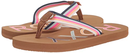 Roxy Girls Rg Colbee Flip Flop Sandal, Multi 1, 3 Big Kid #TOP6