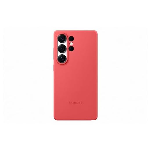 Samsung Capa Protetora Silicone Galaxy S25 Ultra (Vermelho)