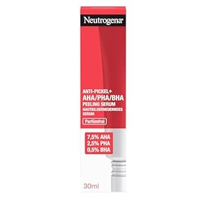 Neutrogena Anti-puistjes + dagelijks serum (30 ml), huidzuiverend gezichtsserum met reinigend salicylzuur + 10% AH/PHA-mengsel, gezichtsverzorgingsserum tegen storende en hardnekkige puistjes