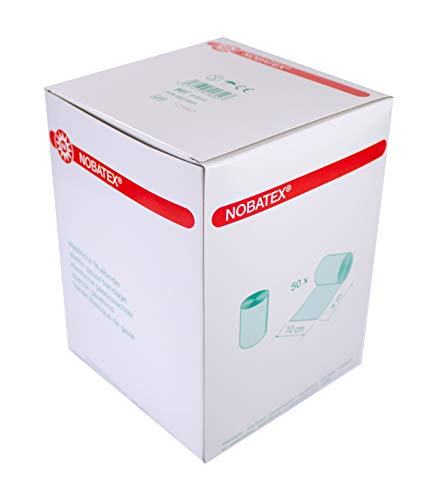600 pieza (12 x 50) nobatex Mull compresa elástico compresa de fijación nobamed (10 cm x 4 m)