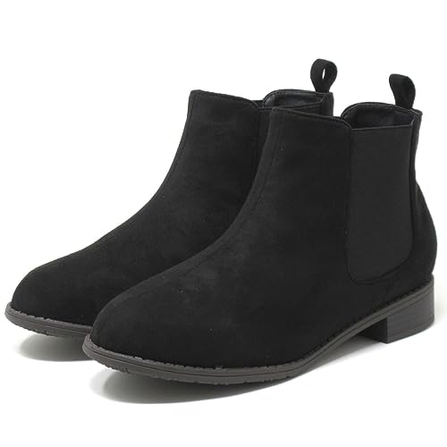 大きいサイズ 幅広 甲高 4e レディース サイドゴアブーツ 14413TW