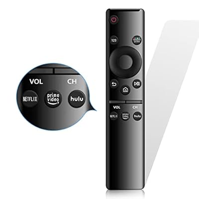 Universal Samsung Smart Tv Remote Control for Samsung LCD LED UHD HDR QLED SUHD Frame Curved HDTV 4K 8K 3D Smart TVs,with Netflix, Prime Video,hulu Buttons
