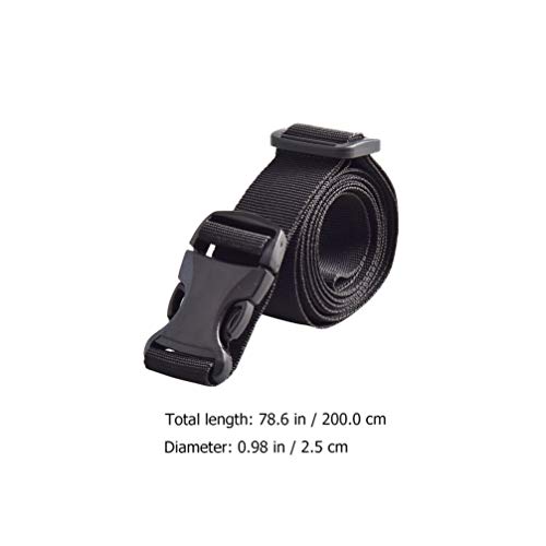 4 peças de correia ajustável para bagagem com fivela de encaixe e cinto de viagem acessórios para co