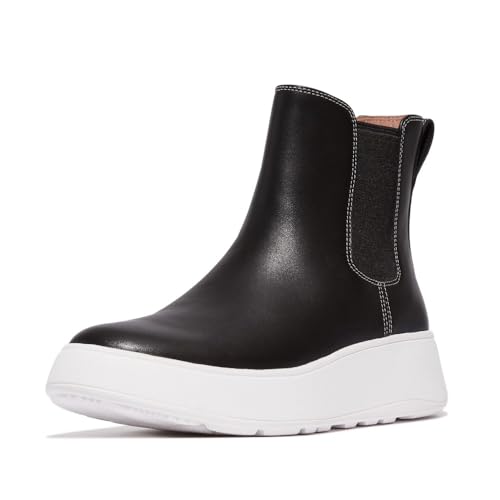 FitFlop Women's F-Mode Contrast-Stitch Flatform Chelsea Boots Fashion3