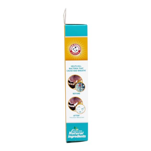 Image of Arm & Hammer for Pets Fresh Breath Enzymatic Dog Toothpaste Chicken Flavor Baking Soda Dental Gel Eliminates Bad Breath Safe Puppies Adult Dogs Daily 2.5 OZ 72 Pack for Dogs Complete Oral Care