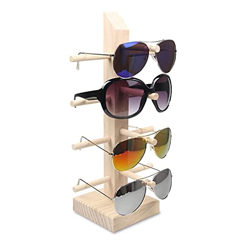 Support de rangement pour lunettes de soleil en bois dispo en 9 tailles