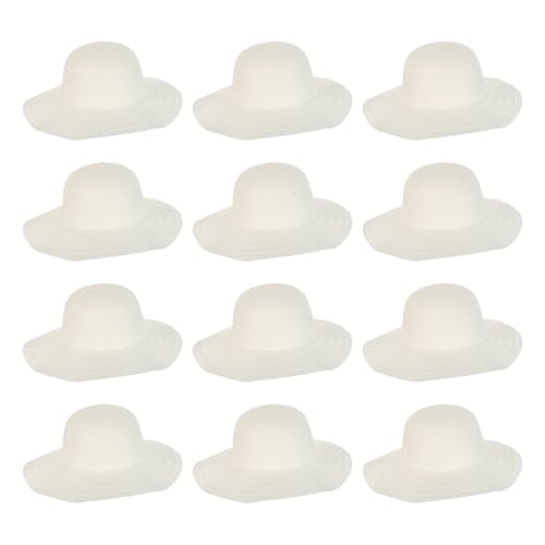 Chapeau en paille tisse large bord beige lot de 12 chapeaux confortables pour femme garçon fille